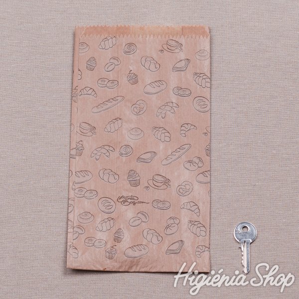 BontaBag 1 kg-os barna sütőipari papírzacskó péksüti mintával - 2000 db