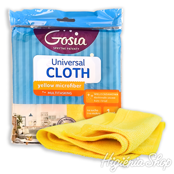 GOSIA sárga mikroszálas törlőkendő 