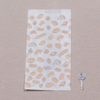 1 kg-os fehér sütőipari papírzacskó péksüti mintával - 2000 db