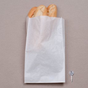 BontaBag 1,5 kg-os fehér sütőipari papírzacskó - 1000 db