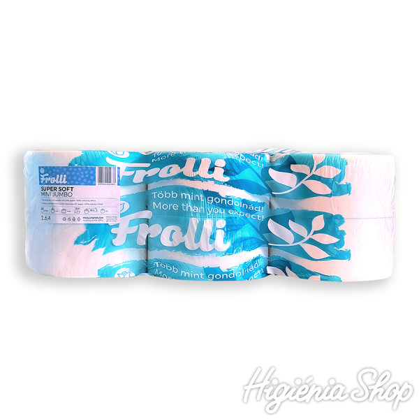 WC Papír Frolli Super Soft Mini Jumbo - 2 rétegű - 12 tekercs